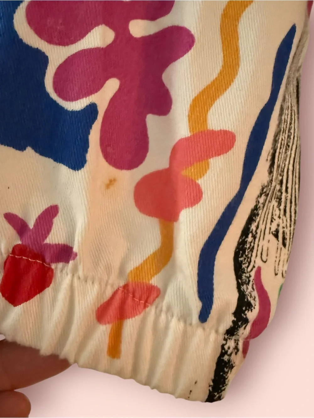 Vintage 80s Abstract Print Jacket & Vest Matching Set